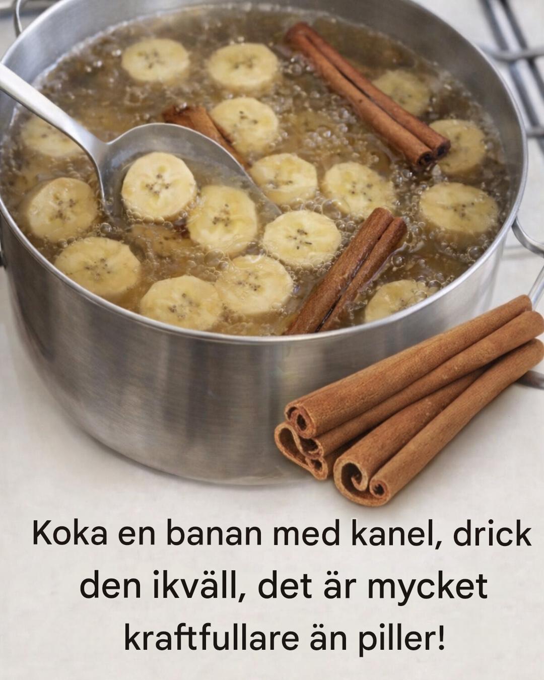 Koka banan och kanel och drick det varje kväll: Ett naturligt botemedel för bättre sömn