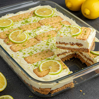 Färsk citronkaka utan bakning.
