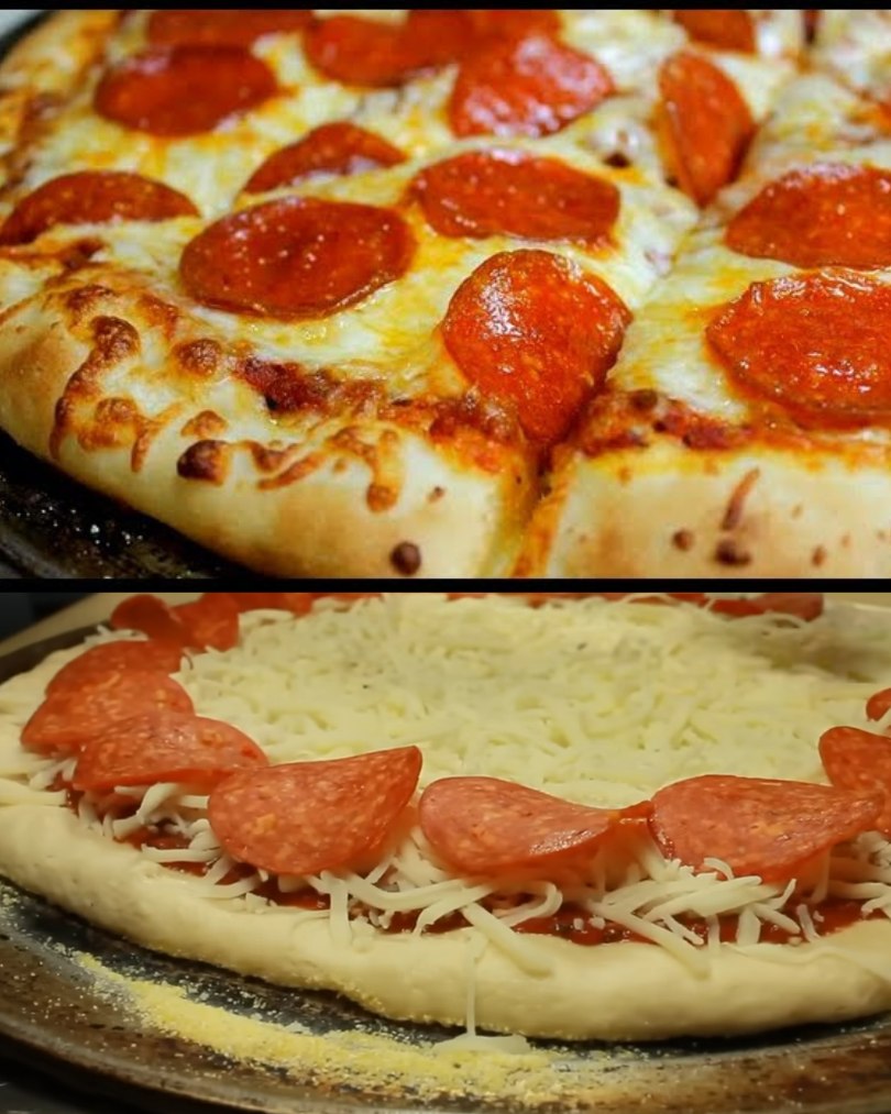 Pizza au pepperoni