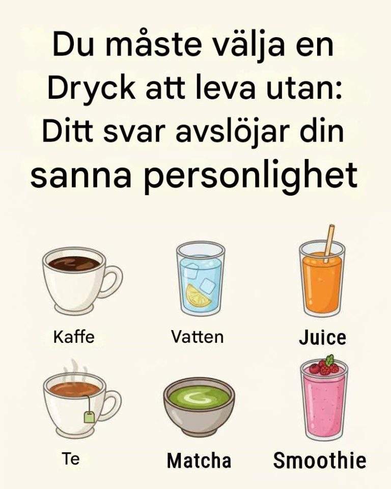 Du måste välja en dryck att leva utan: Ditt svar avslöjar din sanna personlighet