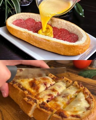 Ostsalamibrödbitar