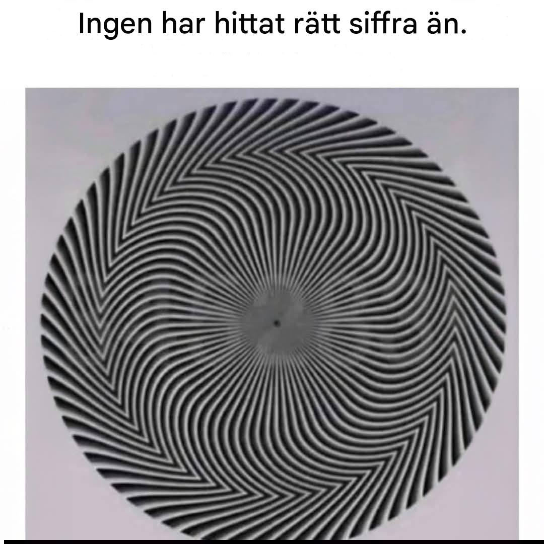 En optisk illusion avslöjar ett dolt nummer – och alla uppfattar det på olika sätt.