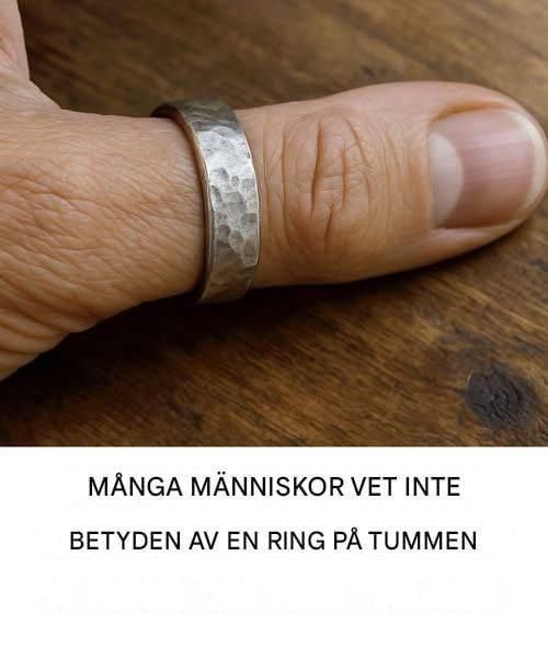 Tummen, ett finger som inte går obemärkt förbi