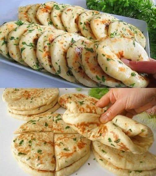 Keto vitlöksflatbröd