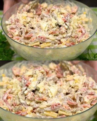 Potatisfri “Sjöjungfrusallad” — en utsökt och hälsosam sallad