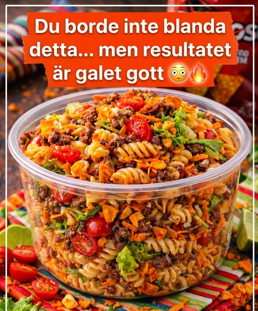 En pastasallad som alla dömer… tills de smakar den 😳