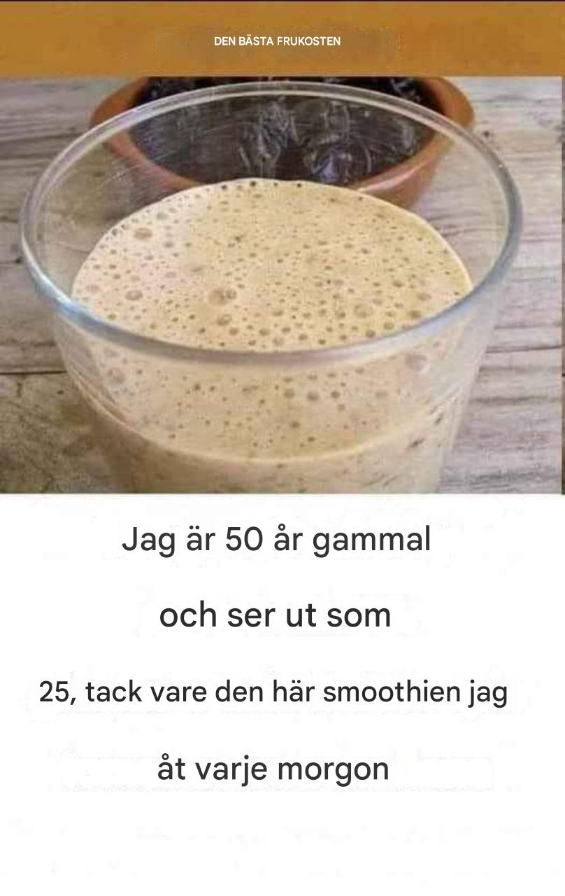 Jag är 50 och har kroppen som en 25-åring, tack vare den här smoothien jag dricker varje morgon