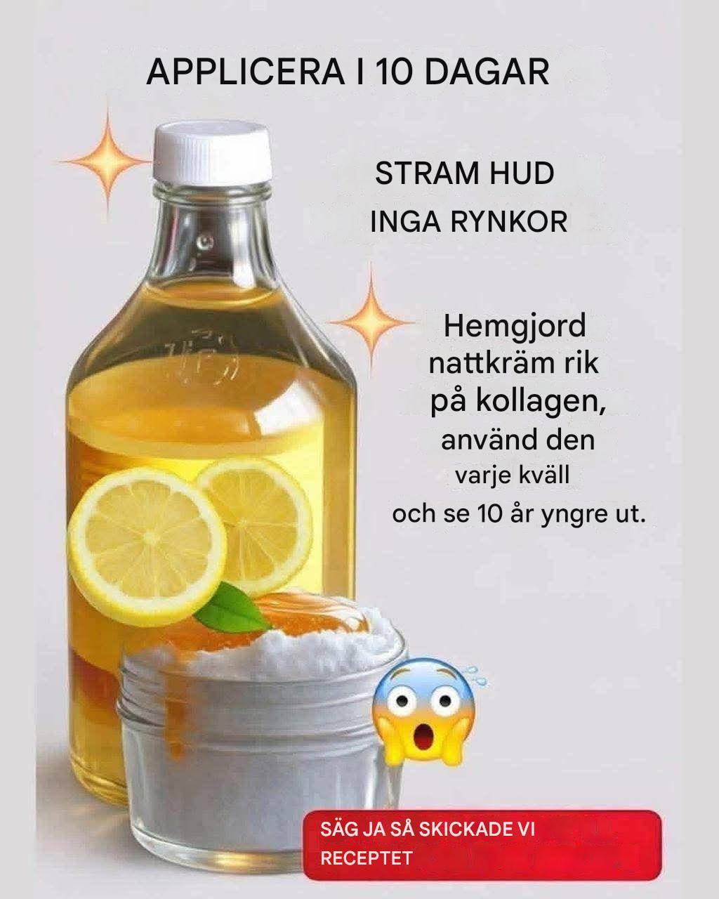 Hemgjord nattkräm för glödande hud – en realistisk version
