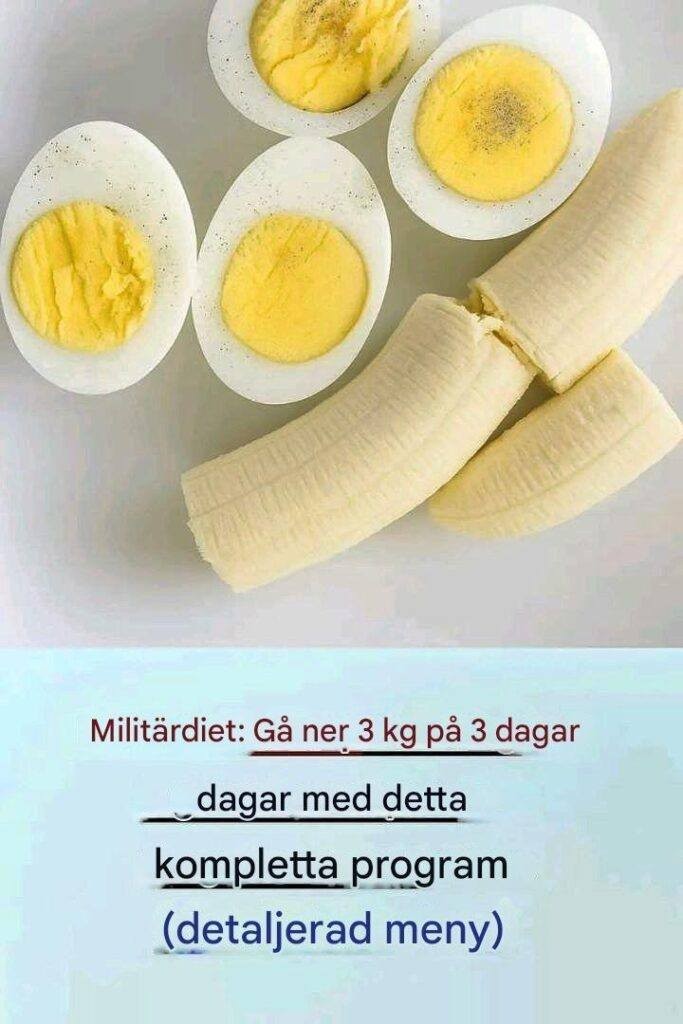 Militärdieten: Snabb viktminskning på bara 3 dagar