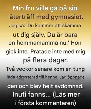 Jag underskattade min fru – tills en låda vid vår dörr lärde mig en kraftfull läxa.