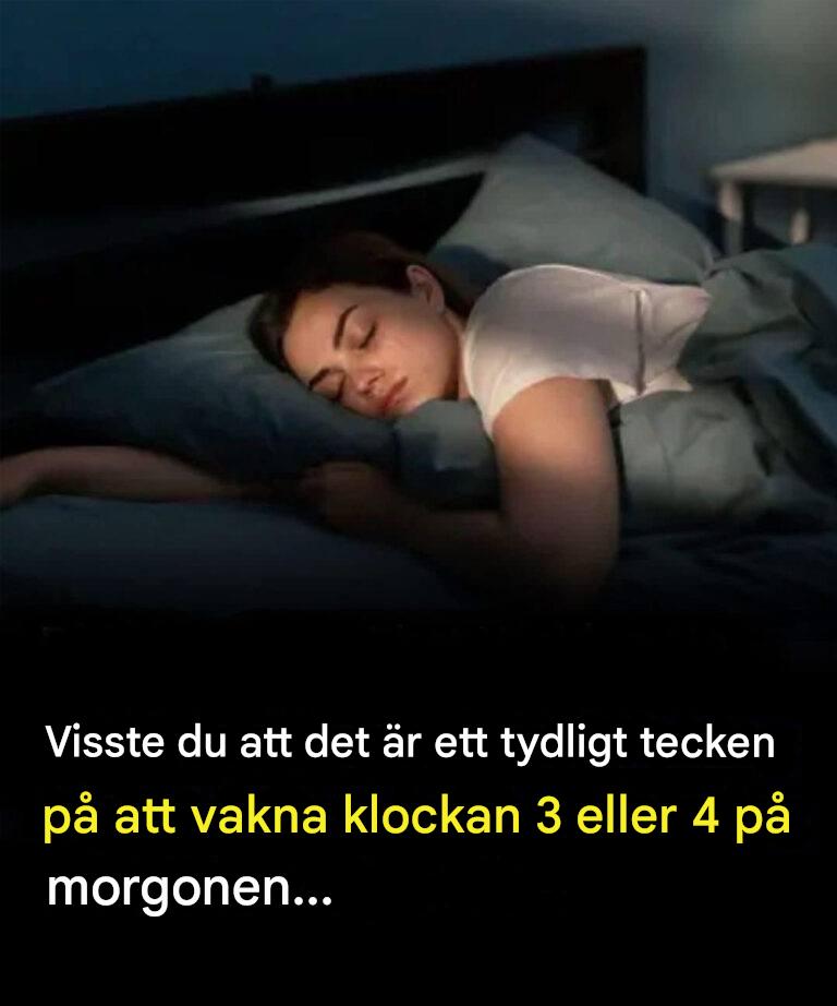 Varför du vaknar mellan klockan 3 och 5 på morgonen.