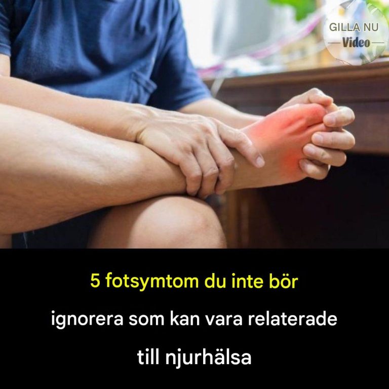 5 fotsymtom du inte bör ignorera som kan vara relaterade till njurhälsa