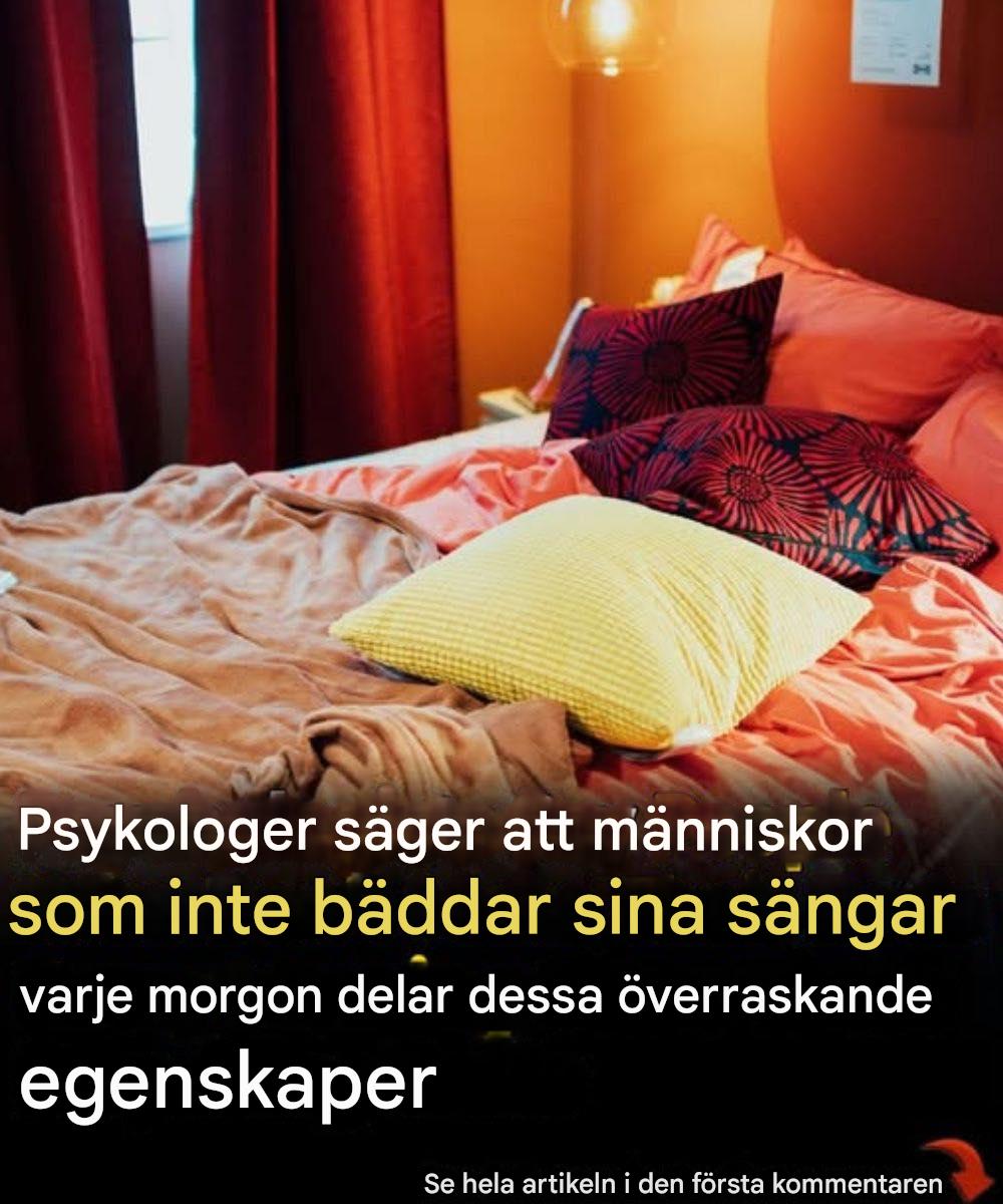 Människor som lämnar sin säng obäddad varje dag visar dessa mentala drag, säger psykologin