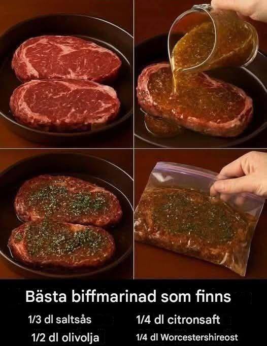 🥩 Den bästa biffmarinaden du någonsin kommer att prova – saftig, mör och full av kärlek