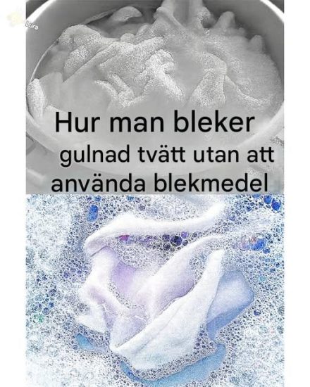 Vitgör gulnad tvätt utan blekmedel: naturliga och effektiva lösningar