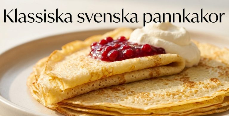 Klassiska svenska pannkakor – tunna, mjuka och perfekta
