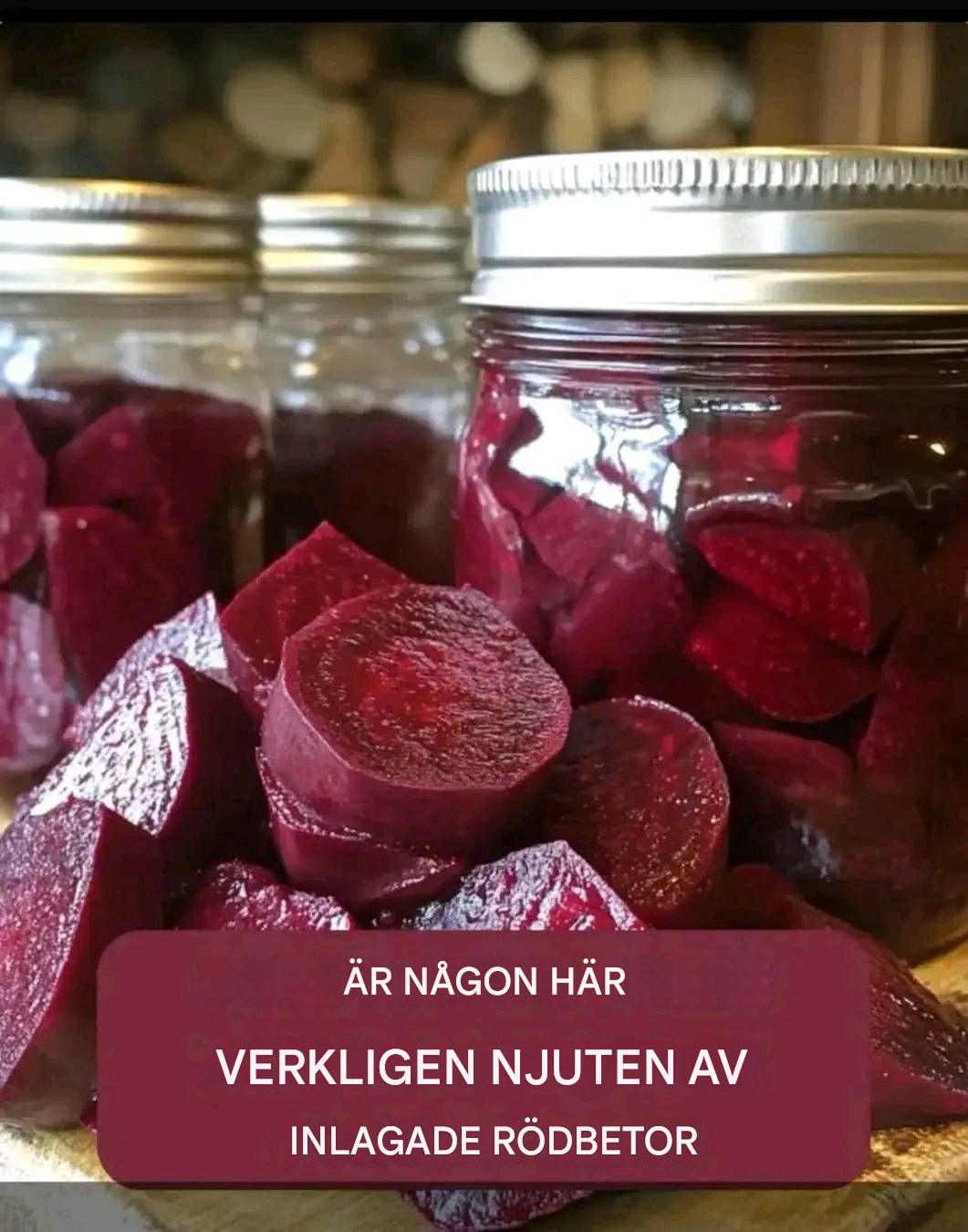 Recept på hemlagade inlagda rödbetor