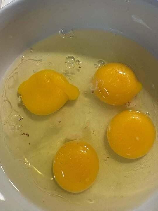 Kan man äta ägg med blodfläckar?