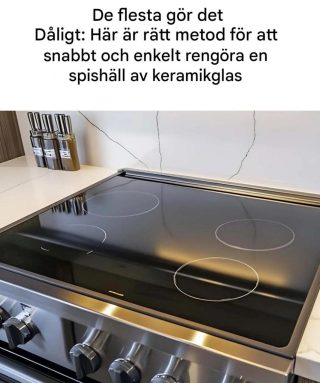 Hur man effektivt rengör keramiska glashällar utan att repa dem