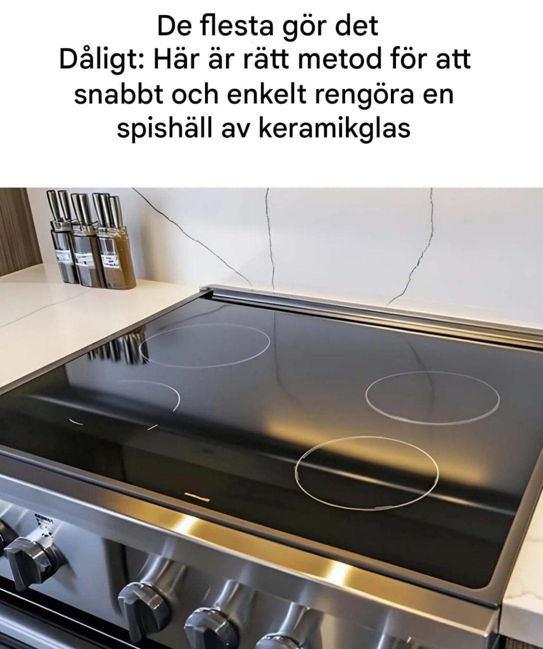 Hur man effektivt rengör keramiska glashällar utan att repa dem