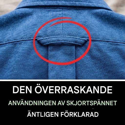 Hemligheten bakom den där lilla öglan som är fastsydd på baksidan av din skjorta