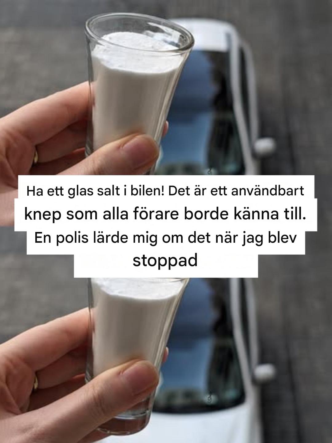 Lägg ett glas salt i din bil: Det överraskande, vetenskapligt baserade knepet varje förare behöver känna till