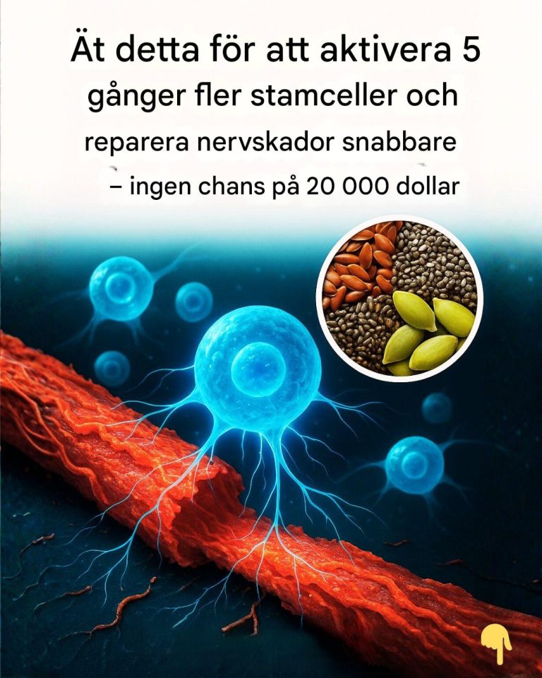 Ät detta för att aktivera 5 gånger fler stamceller och reparera nervskador snabbare – ingen chans på 20 000 dollar