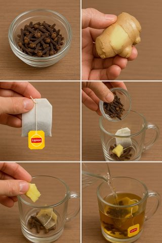 Kryddnejlika, ingefära och en Lipton-tepåse tillsammans är guld värda