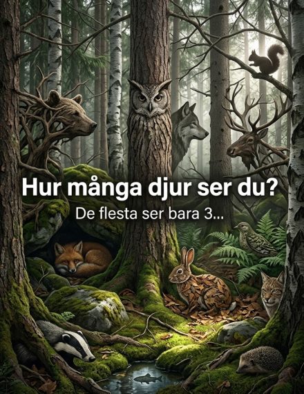 Hur många djur såg du egentligen?