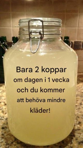 Fantastisk dryck för snabb viktminskning