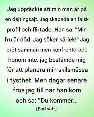 Jag var övertygad om att min man var otrogen – sedan slog sanningen mig som en tegelsten