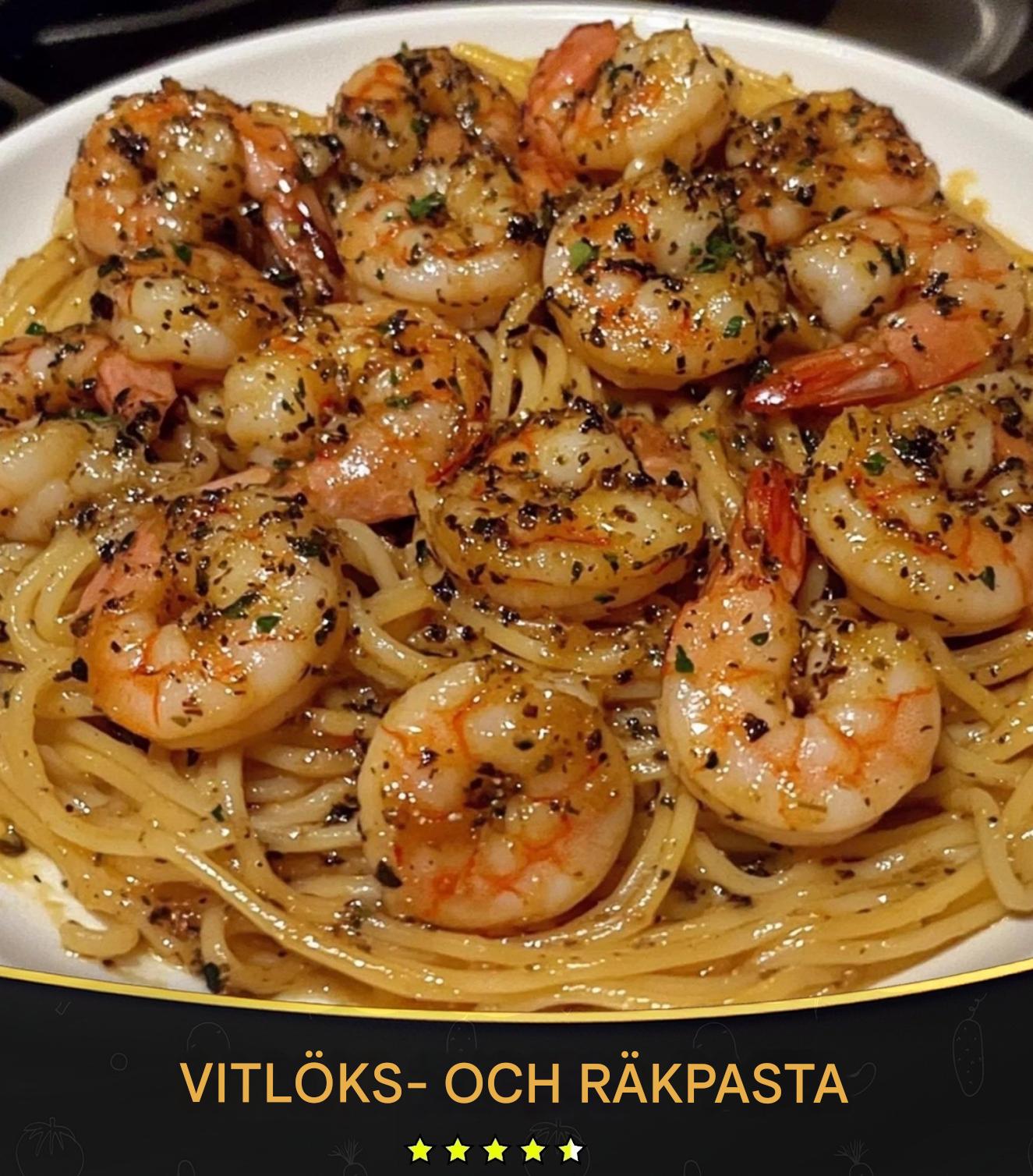 Vitlöksräkor pastasmör