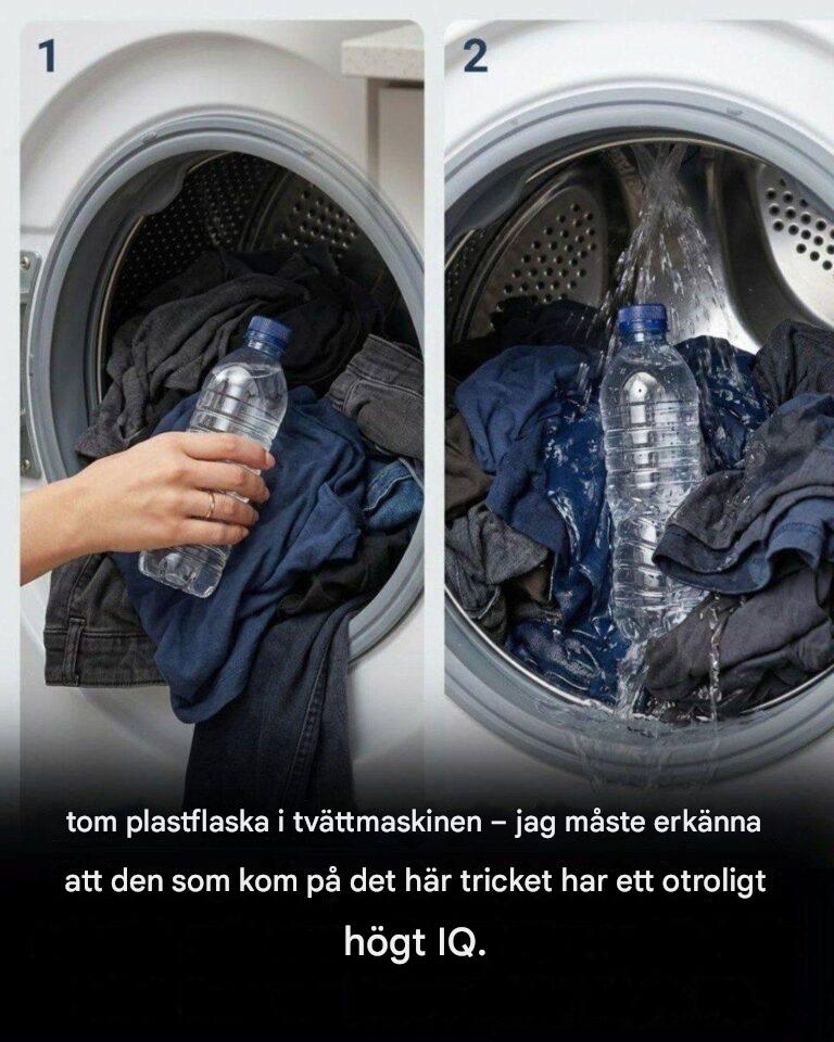 Plastflasktricket: Ett överraskande enkelt tvättknep, SE MER I DEN FÖRSTA KOMMENTAREN