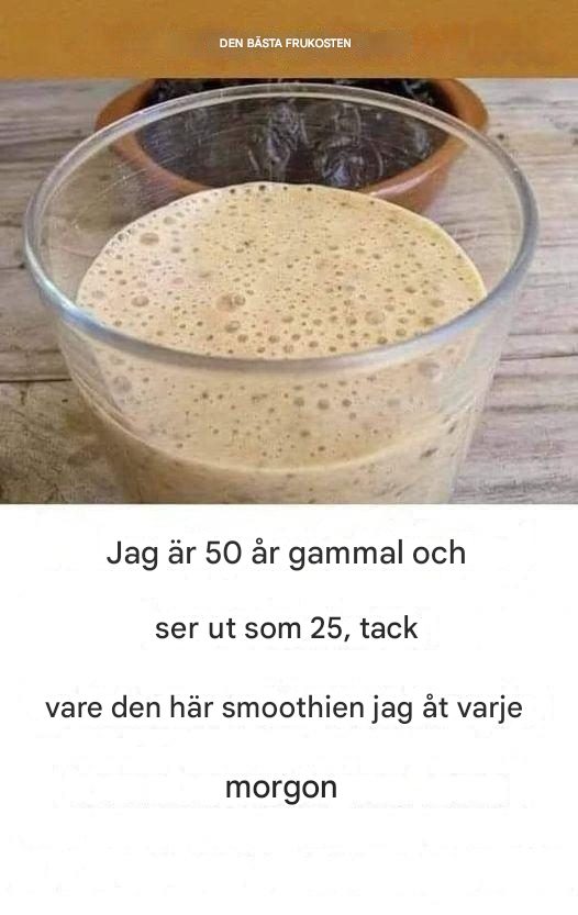 Jag är 50 år gammal och har kroppen som en 25-åring, tack vare den här smoothien jag dricker varje morgon.
