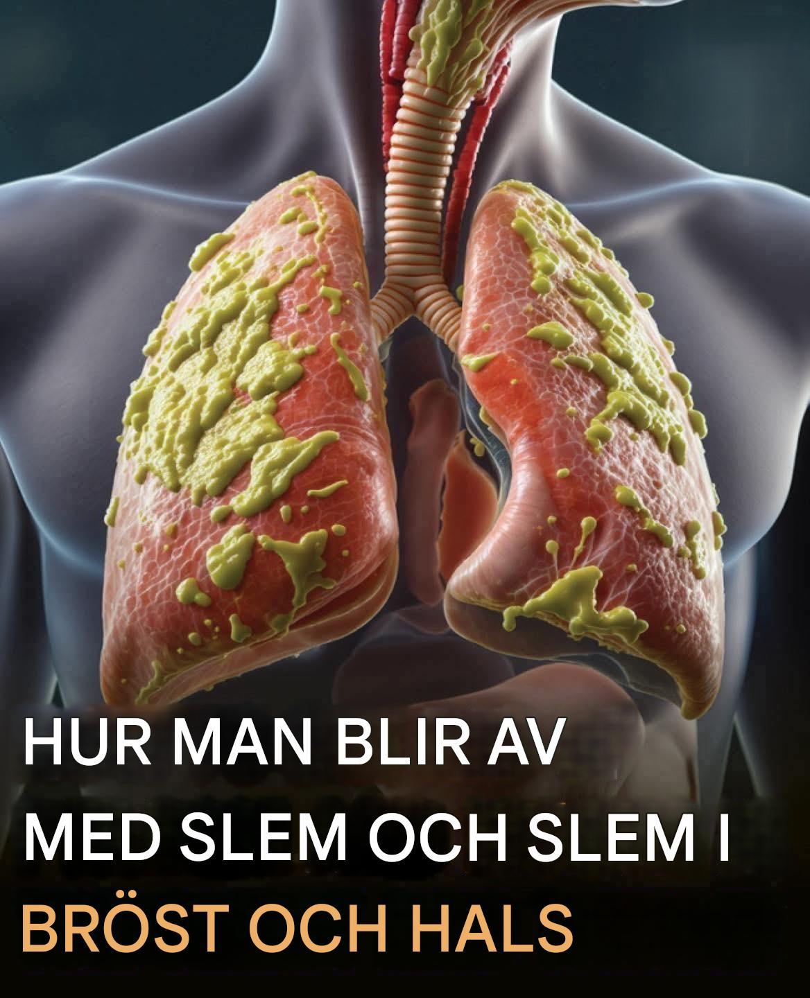 10 snabba naturläkemedel för att rensa slem och slem från dina lungor