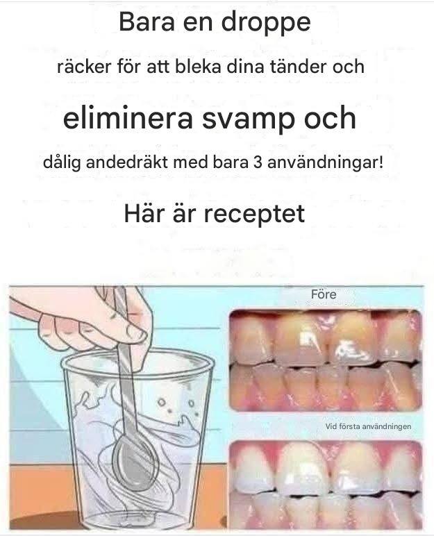 Ta bort tandsten från dina tänder och bleka dem med detta enkla recept.