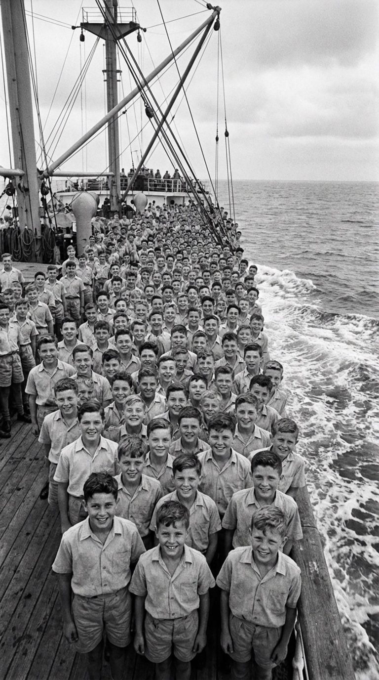 När 740 barn dömdes att försvinna till sjöss