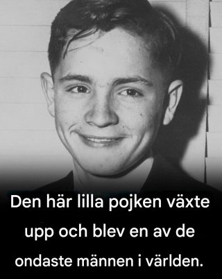 Den här harmlösa pojken växte upp och blev en av de ondaste männen i historien! – Dagens berättelse!