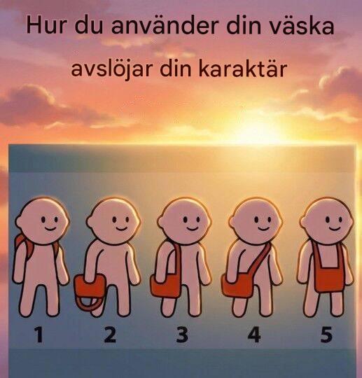 Vad dina väskvanor avslöjar om din personlighet