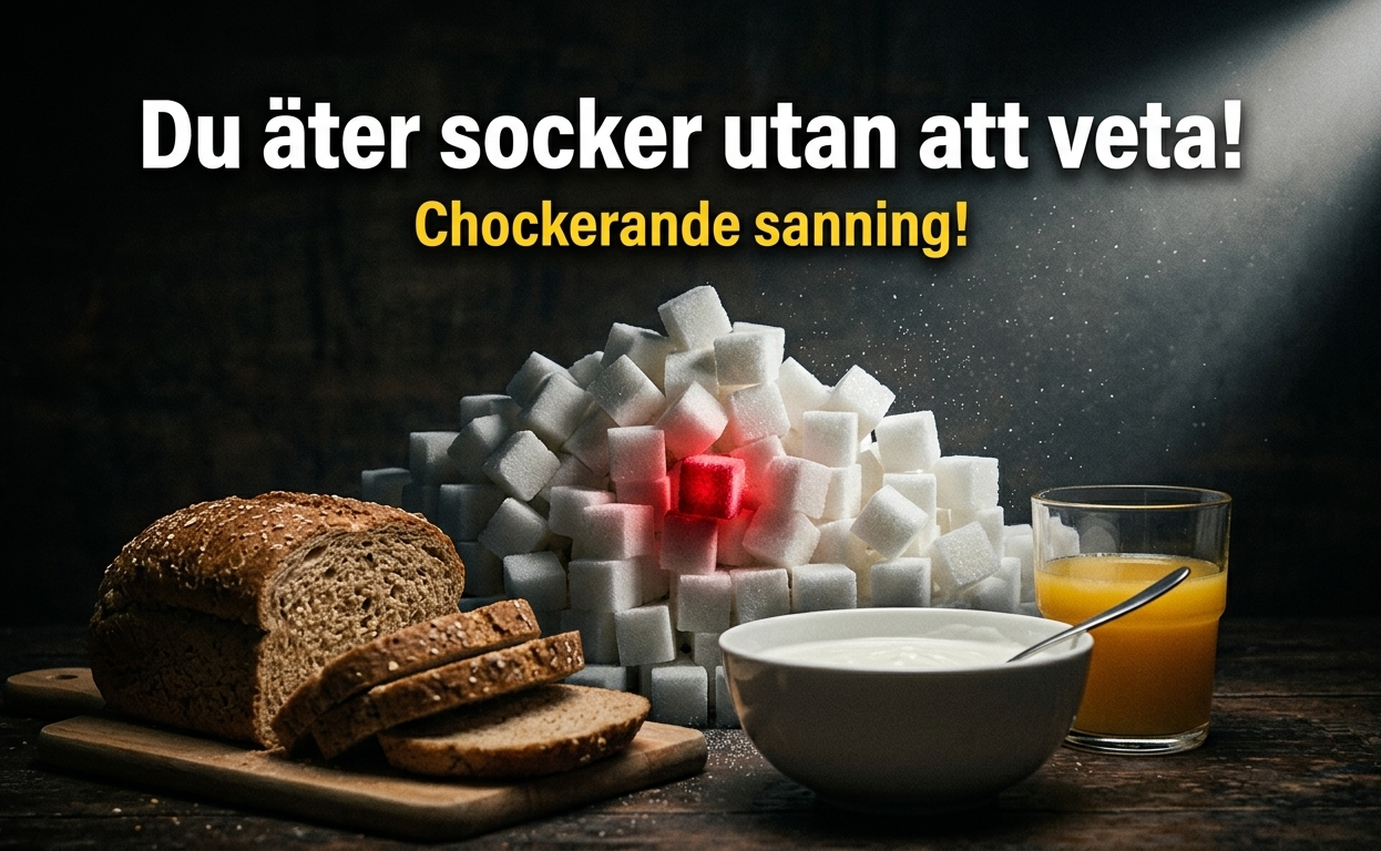 Den dolda sanningen om socker – du äter det mer än du tror 🍬
