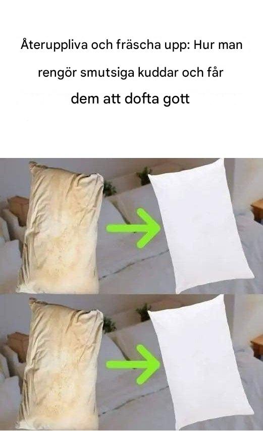 Återuppliva och fräscha upp: Hur man rengör smutsiga kuddar och får dem att dofta gott igen