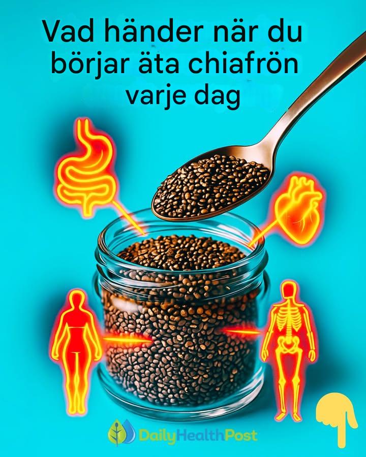 Vad händer när du börjar äta chiafrön varje dag