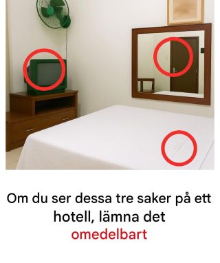 Byt hotell om du upptäcker det