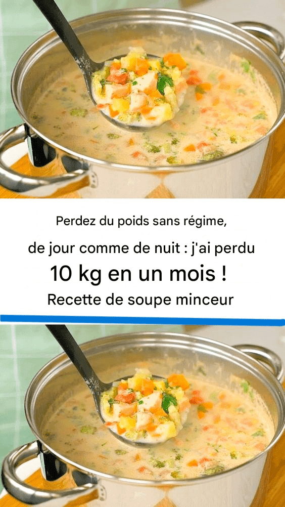 Jag gick ner 10 kg på en månad utan att banta! Mitt recept på bantningssoppa, för både dag och natt.