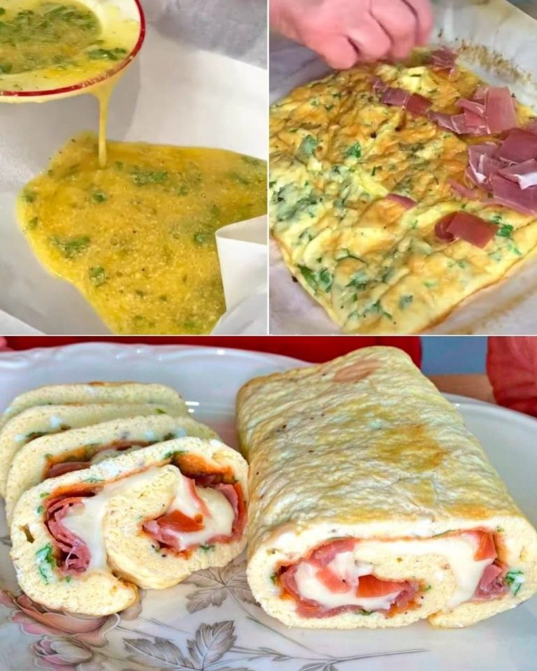 Bakad omelettrulle: Mormor Iris läckra recept