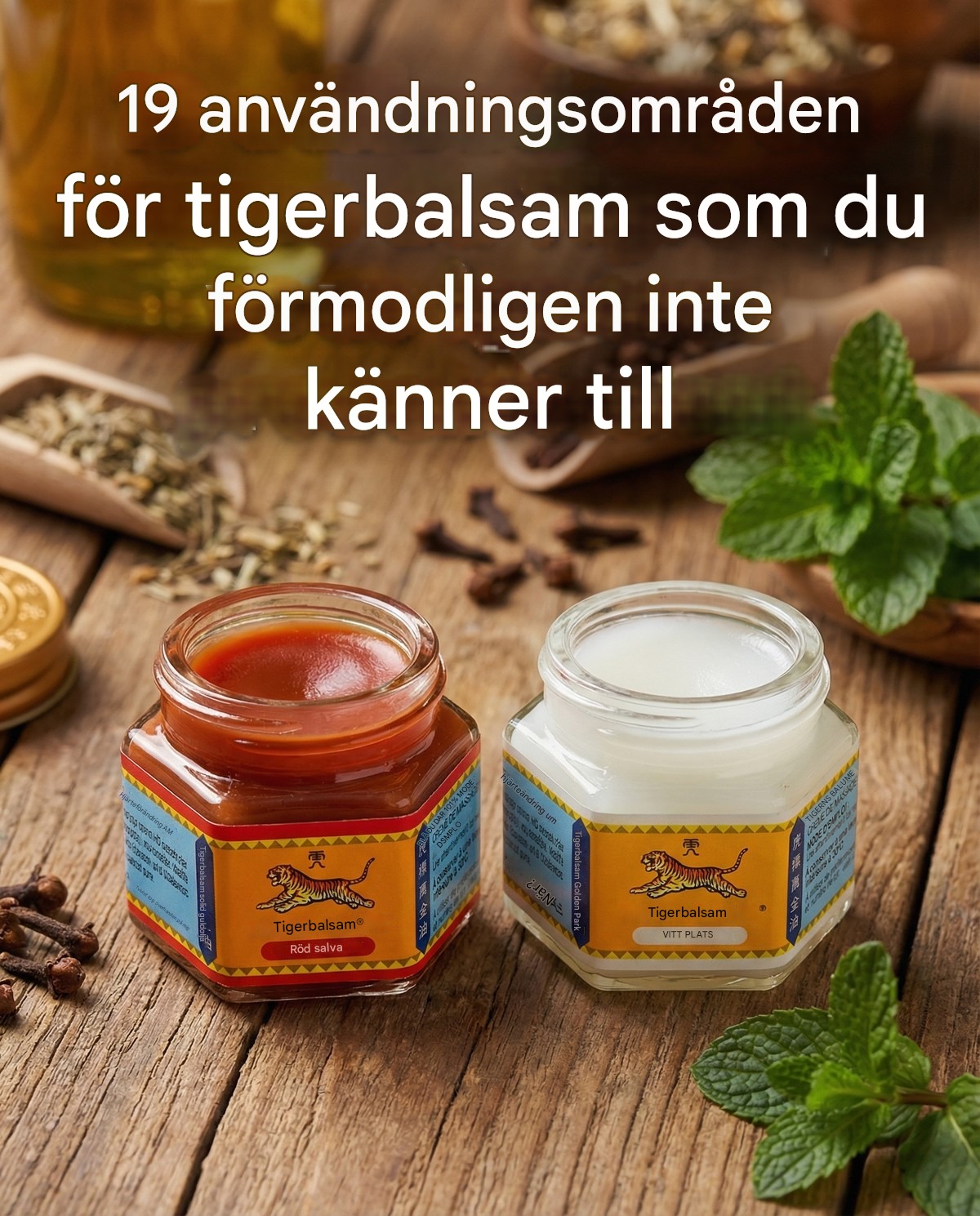 19 användningsområden för tigerbalsam som du förmodligen inte känner till (länk i kommentarerna)