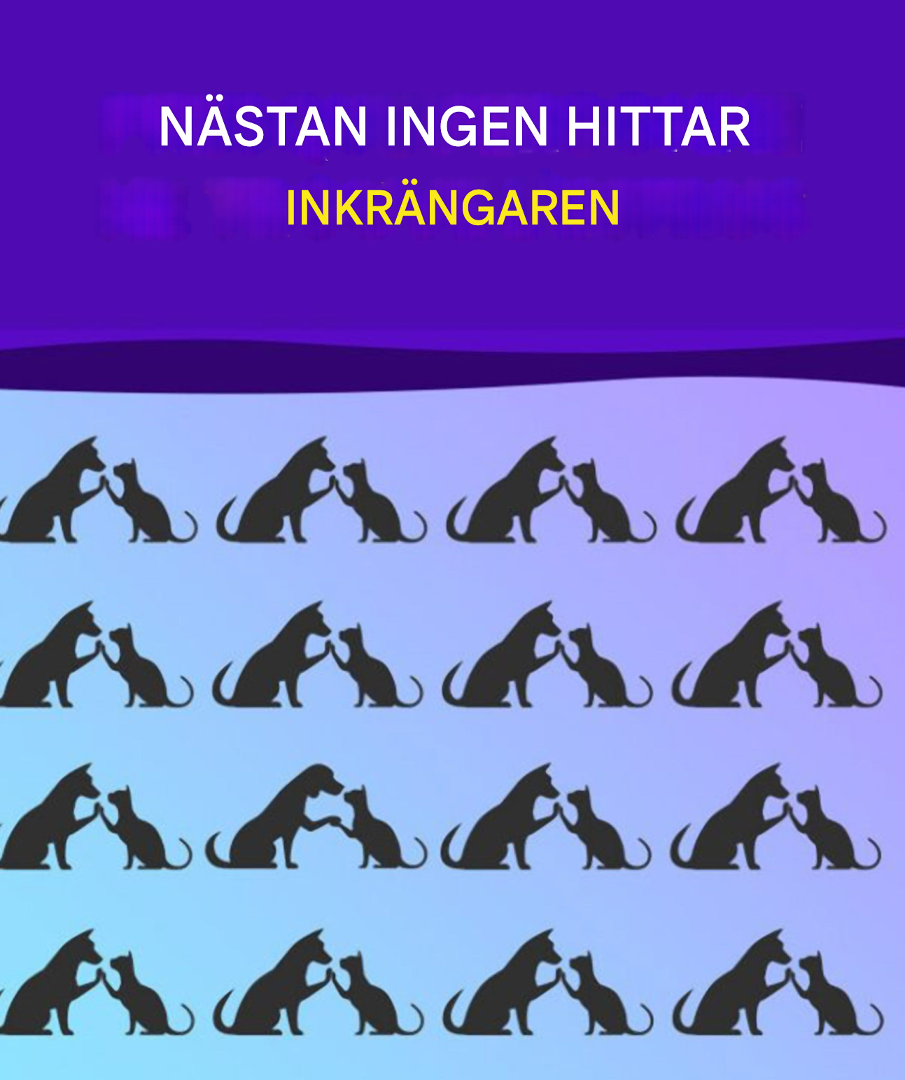 Hitta den udda och träna din hjärna som en mästare