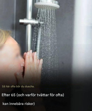 Hur ofta bör man duscha efter 65 års ålder (och varför det kan vara skadligt för hälsan att duscha för ofta)?
