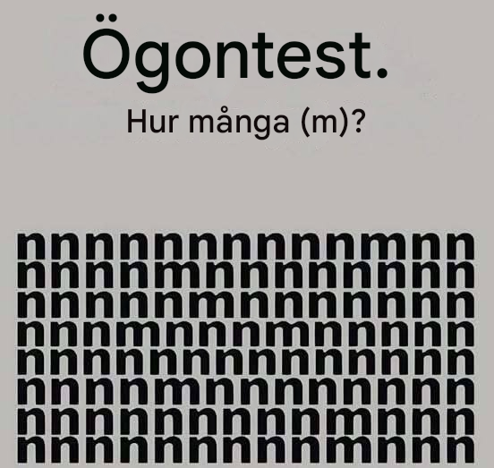 Kan du hitta det gömda “M”?