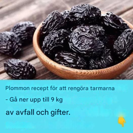 Recept med plommon för en tarmrengöring: tar bort upp till 9 kg avfall och gifter. Läs den första recensionen.